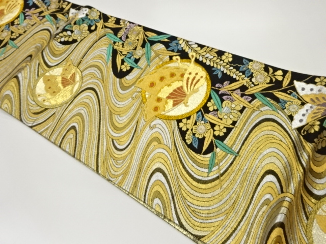 JAPANESE FUKURO OBI / WOVEN TSUJIGAHANA